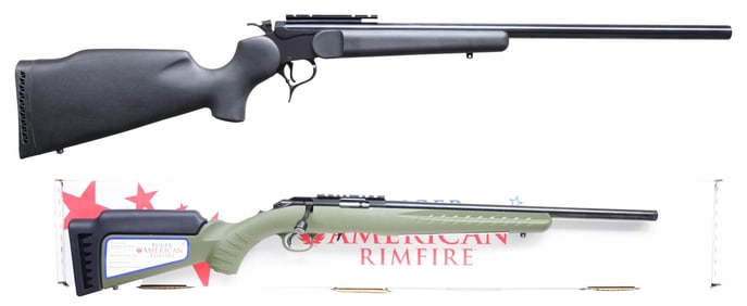 THOMPSON CENTER & RUGER RIFLES.