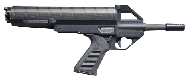 VERY NICE CALICO M110 PISTOL W/ITH LEATHER