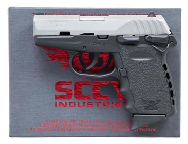 SCCY CPX-1 TT SEMI AUTO PISTOL WITH FACTORY BOX.