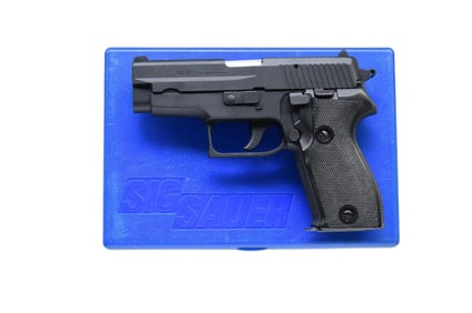 WEST GERMAN SIG SAUER P6 SEMI AUTO PISTOL.