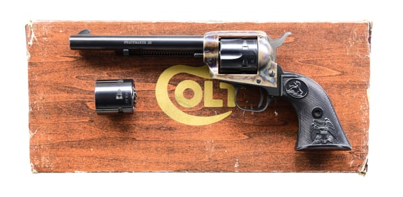 COLT PEACEMAKER .22 DUAL CYLINDER SA REVOLVER.