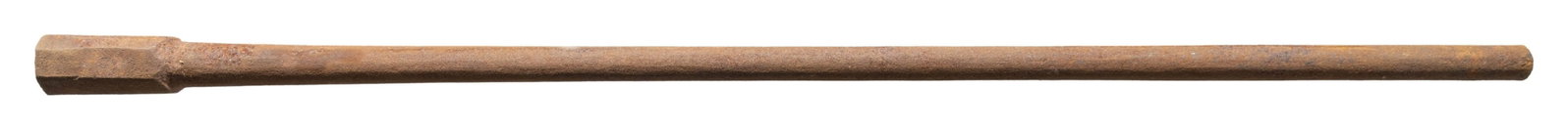 DAMASCUS STEEL BARREL BLANK.: Cal. .55 at muzzle. Overall length is approx. 39". No rifling visible. WEIGHT: approx. 8 lbs. Barrel comes in shipping tube. CONDITION: barrel shows unfinished oxidized appearance with dark unfinished