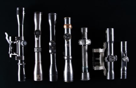 LOT OF 7 ASSORTED SCOPES.