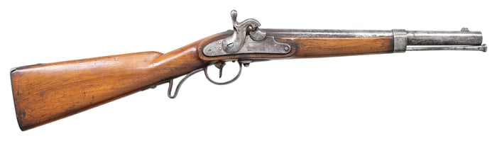 AUSTRIAN 1851 PERCUSSION CAVALRY CARBINE.