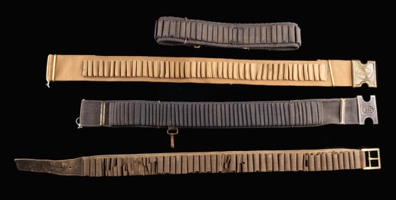 US MILITARY LATE 1800s BELTS AND BUCKLES.