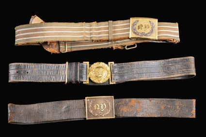 A REVENUE CUTTER SERVICE BELT & TWO INDIAN WARS