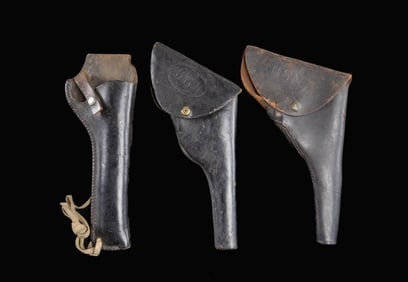 2 USN M1889 HOLSTERS FOR THE COLT DA REVOLVER AND