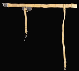 US INDIAN WAR PERIOD CAVALRY OFFICER BELT.