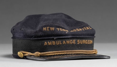 NEW YORK HOSPITAL AMBULANCE SURGEON HAT.