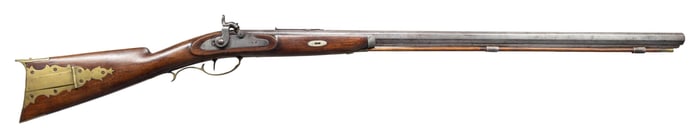 UNSIGNED HALF STOCK PERCUSSIAN SPORTING FOWLER.