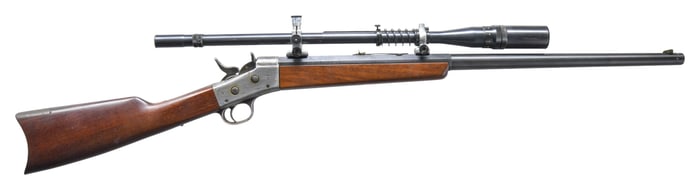 CUSTOM REMINGTON ROLLING BLOCK SINGLE SHOT RIFLE.