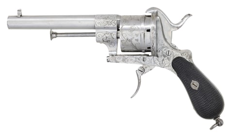 ENGRAVED BELGIAN FOLDING TRIGGER DOUBLE ACTION