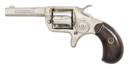 ETCHED PANEL COLT NEW LINE SINGLE ACTION REVOLVER.