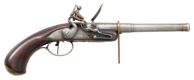 KEN NETTING CONTEMPORARY QUEEN ANNE'S FLINTLOCK