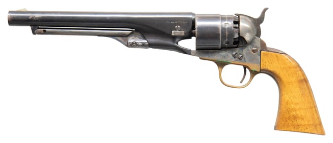 BELGIAN REPRO 1860 ARMY REVOLVER.