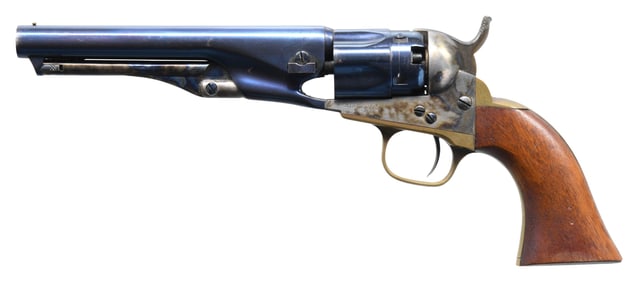 ITALIAN UBERTI 1862 POLICE PERCUSSION REVOLVER.