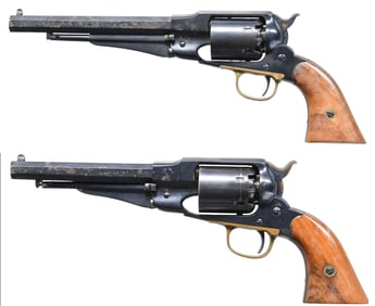2 ITALIAN 1858 REMINGTON REVOLVERS.