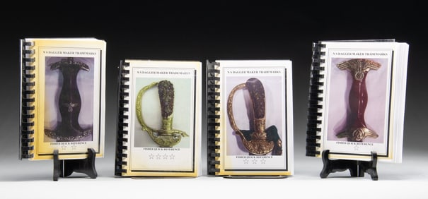 4 VOLUME SET OF NS DAGGER MAKER TRADEMARKS.