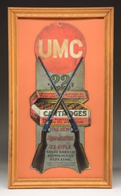 REPRODUCTION UMC CARTRIDGES & REMINGTON RIFLE