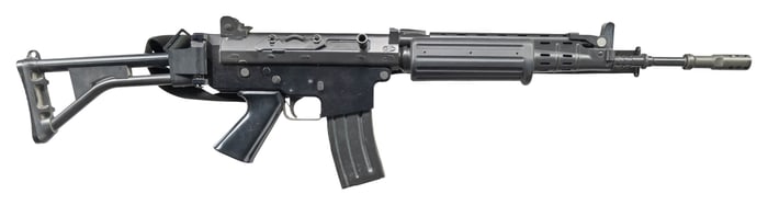 PRE-BAN BELGIUM FN FNC556 WITH FOLDING STOCK.
