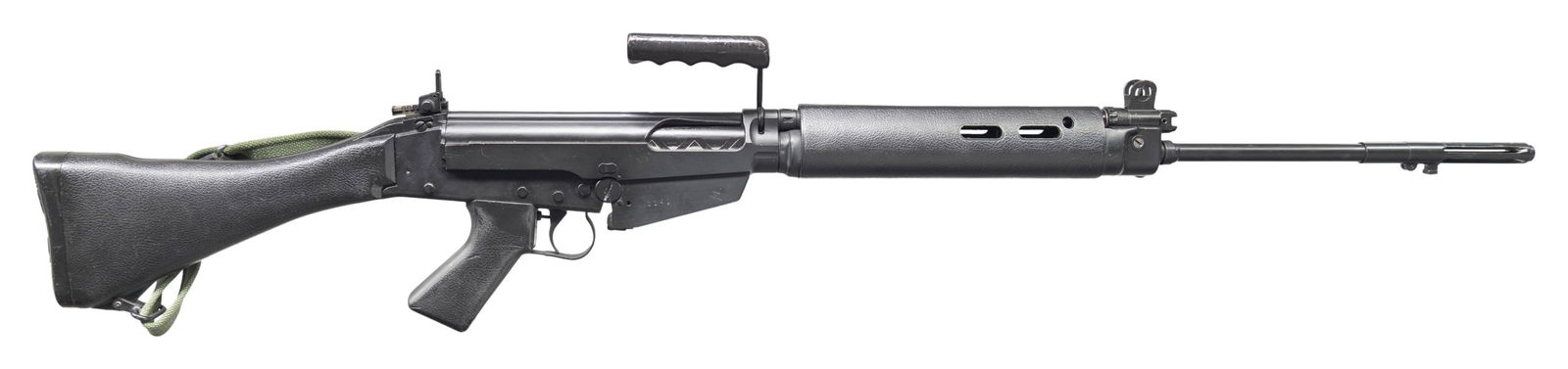 BRITISH / ARGENTINE FAL SEMI-AUTOMATIC RIFLE. (1 of 5)