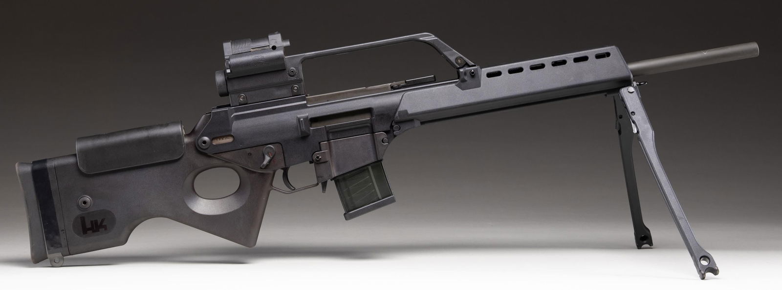 H&K MODEL SL8-1 SEMI AUTO RIFLE. (1 of 4)