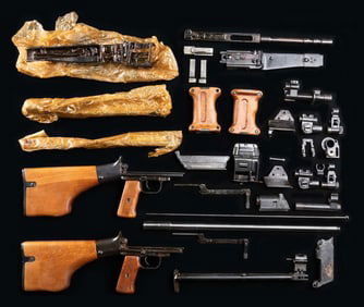 HIGHLY DESIRABLE POLISH RPD MACHINE GUN PARTS KIT.
