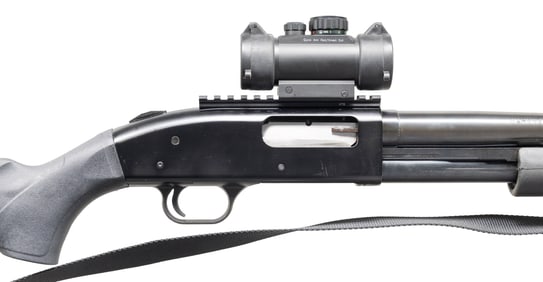 MOSSBERG 500A PERSUADER PUMP ACTION SHOTGUN.