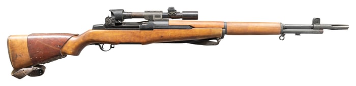 U.S. SPRINGFIELD GARAND M1D SEMI-AUTO SNIPER RIFLE