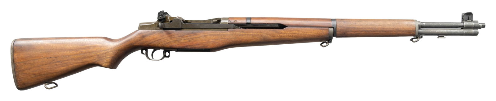 US SPRINGFIELD M1 GARAND SEMI-AUTO MILITARY RIFLE. (1 of 3)