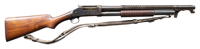 U. S. MARKED WINCHESTER MODEL 1897 TRENCH PUMP