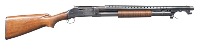 WINCHESTER US MARKED MODEL 1897 PUMP SHOTGUN.