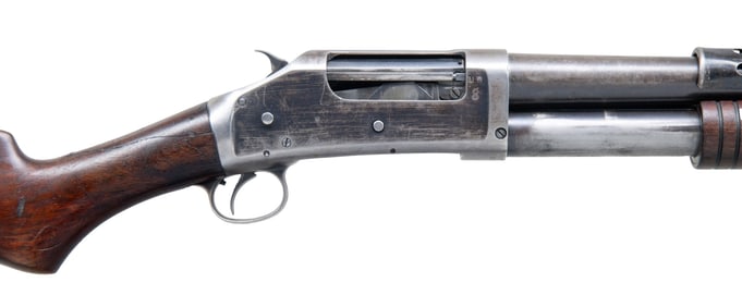 WINCHESTER MODEL 1897 U.S. TRENCH PUMP SHOTGUN.