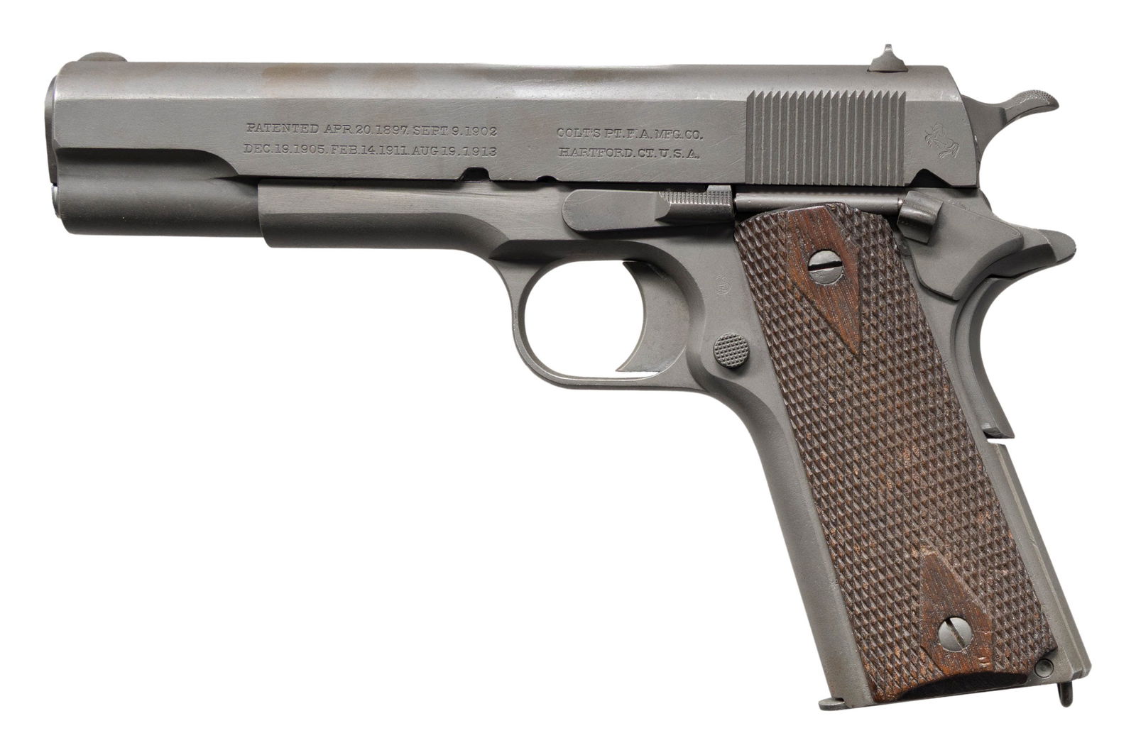 COLT 1911 U.S. ARMY SEMI AUTO PISTOL. (1 of 3)