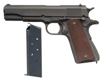 REMARKABLE, 1943 COLT U.S. ARMY M1911A1 SEMI AUTO