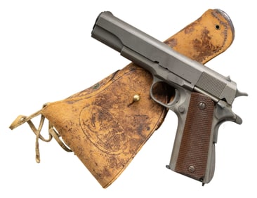 1945 REMINGTON RAND 1911A1 SEMI AUTO PISTOL WITH