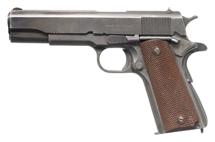BRITISH LEND LEASE ITHACA M1911A1 SEMI AUTO