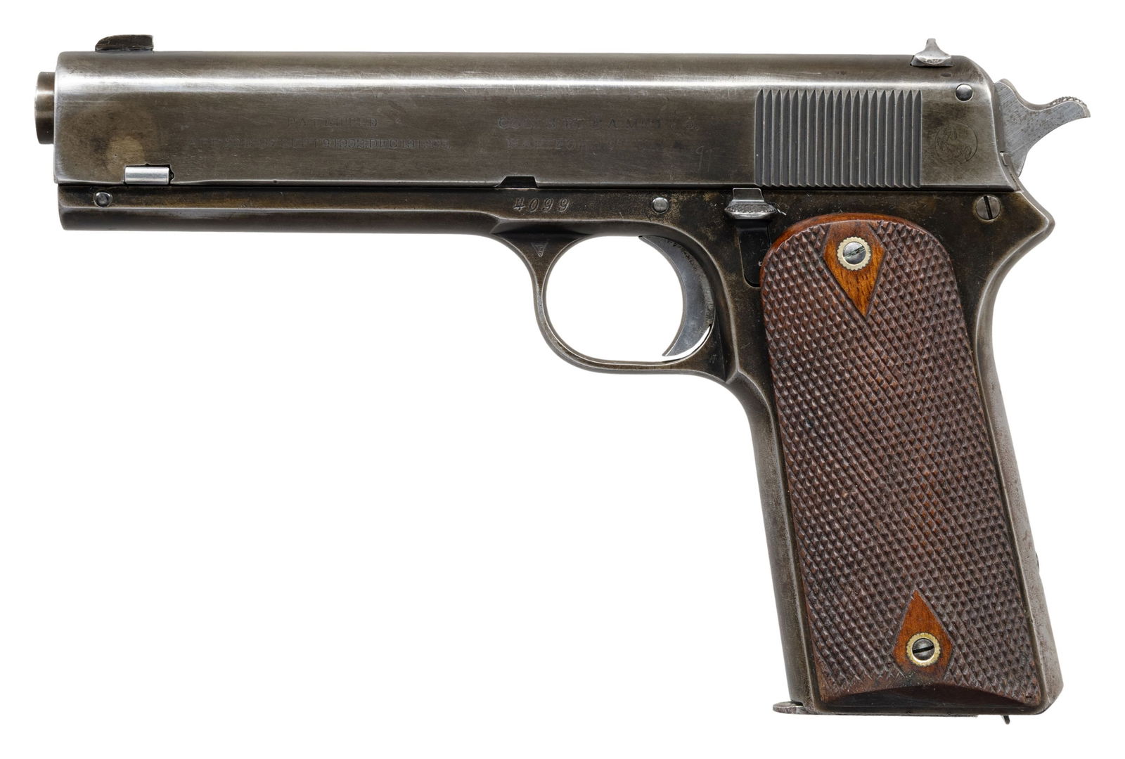 COLT MODEL 1905 SEMI AUTO PISTOL. (1 of 2)