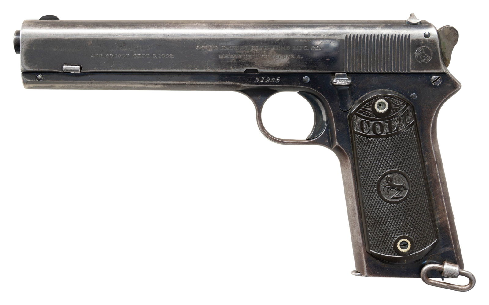 COLT 1902 MILITARY SEMI AUTO PISTOL. (1 of 2)