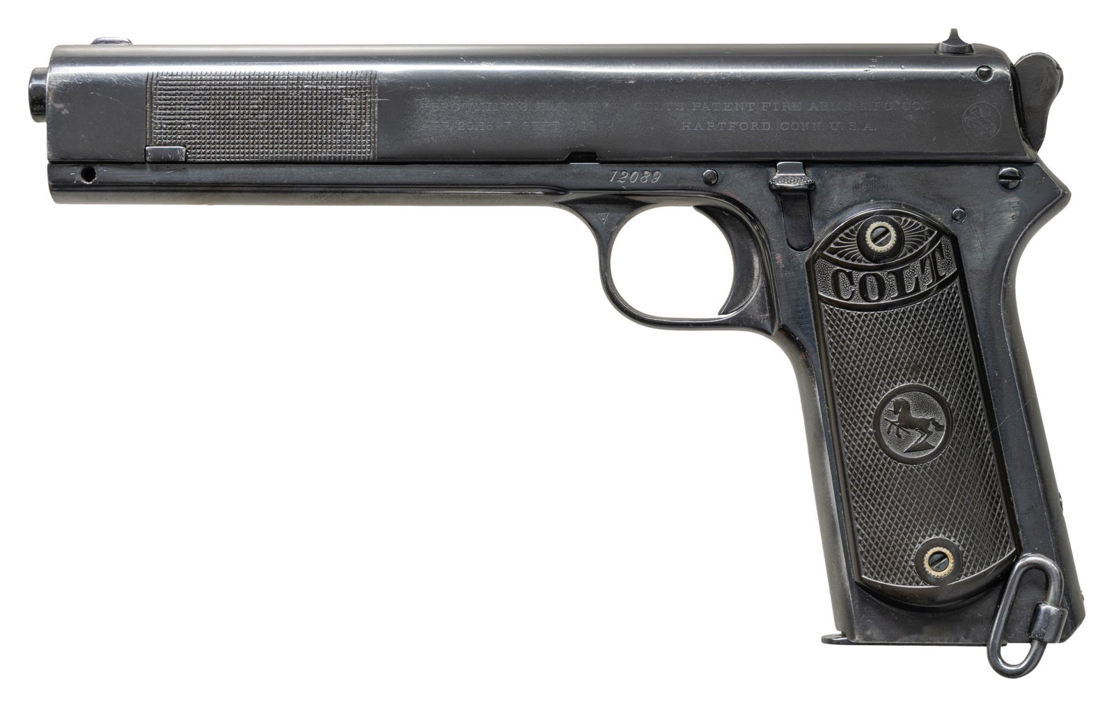 COLT 1902 MILITARY SEMI AUTO PISTOL. (1 of 2)