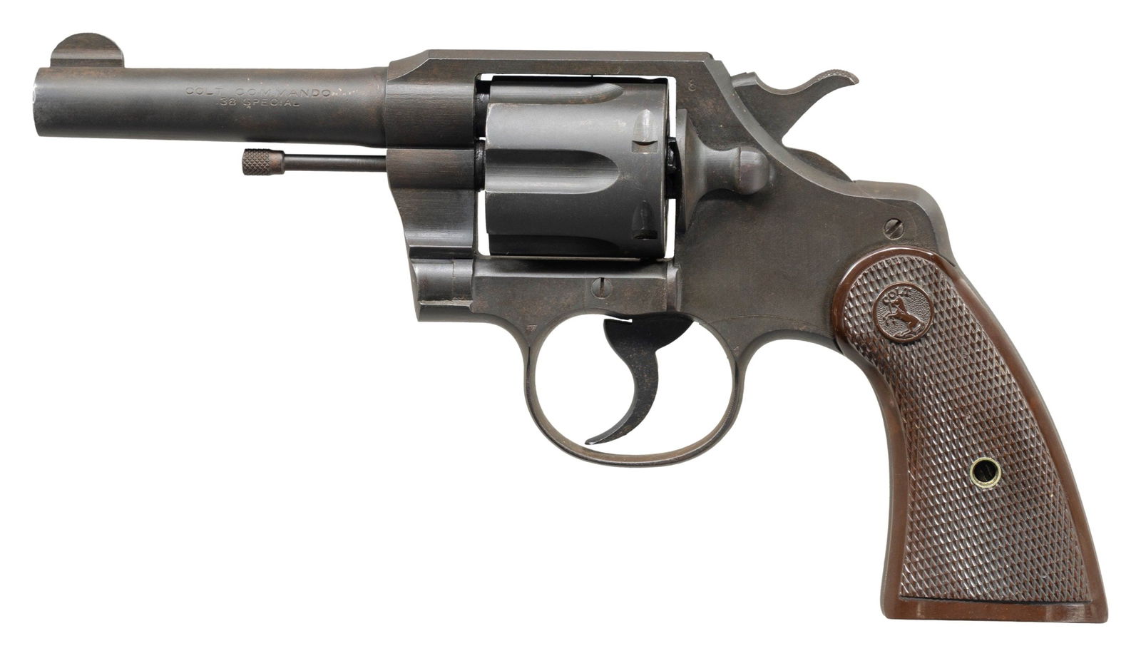 U.S. WWII COLT COMMANDO DOUBLE ACTION REVOLVER. (1 of 2)