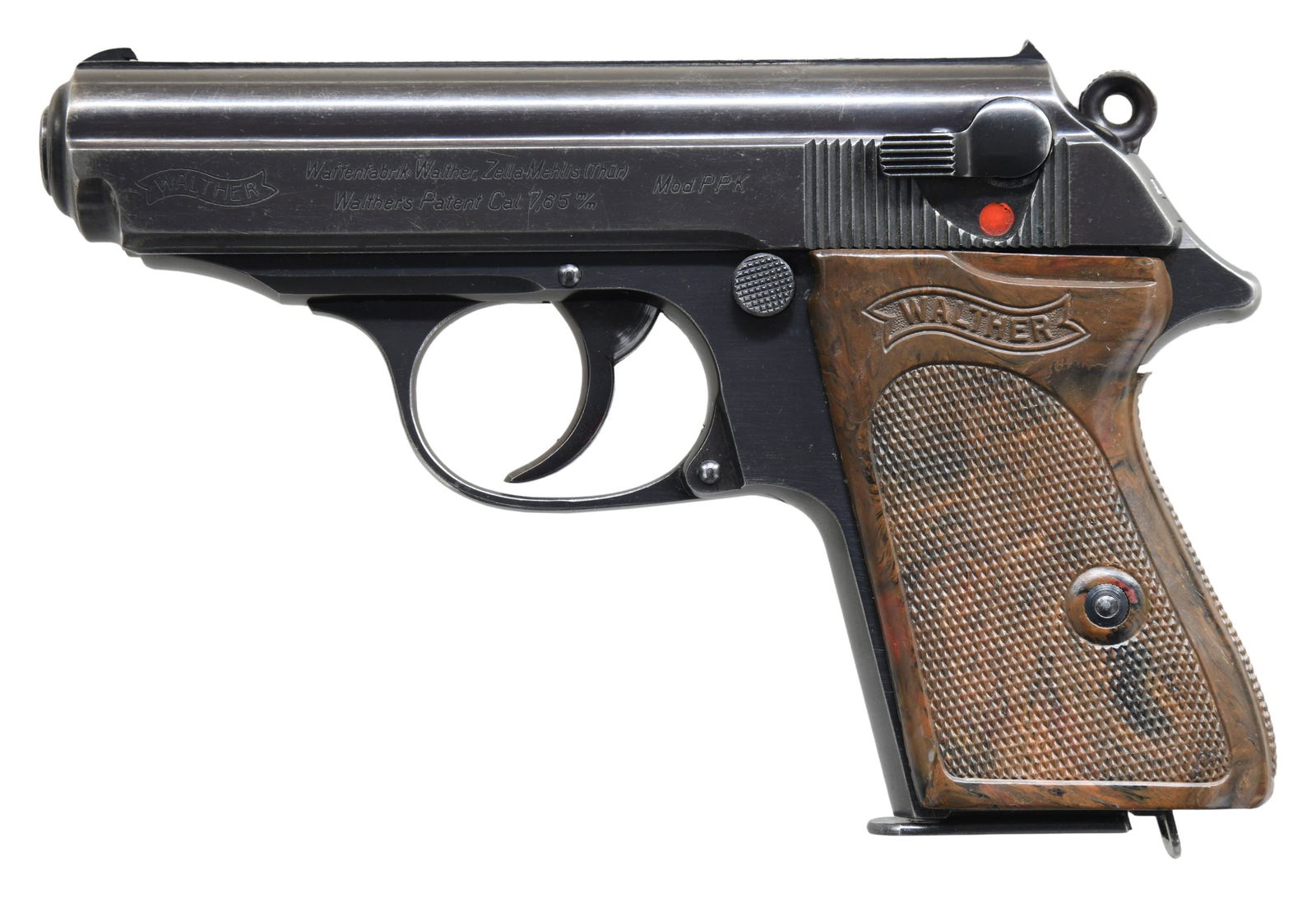 WALTHER MODEL PPK SEMI-AUTOMATIC PISTOL. (1 of 2)