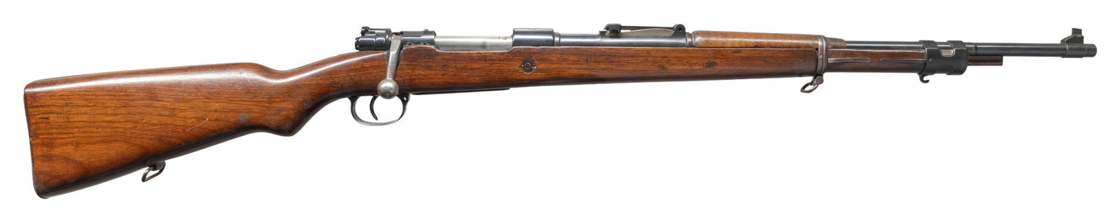 MODIFIED MAUSER STANDARD MODELL BOLT ACTION RIFLE. (1 of 3)