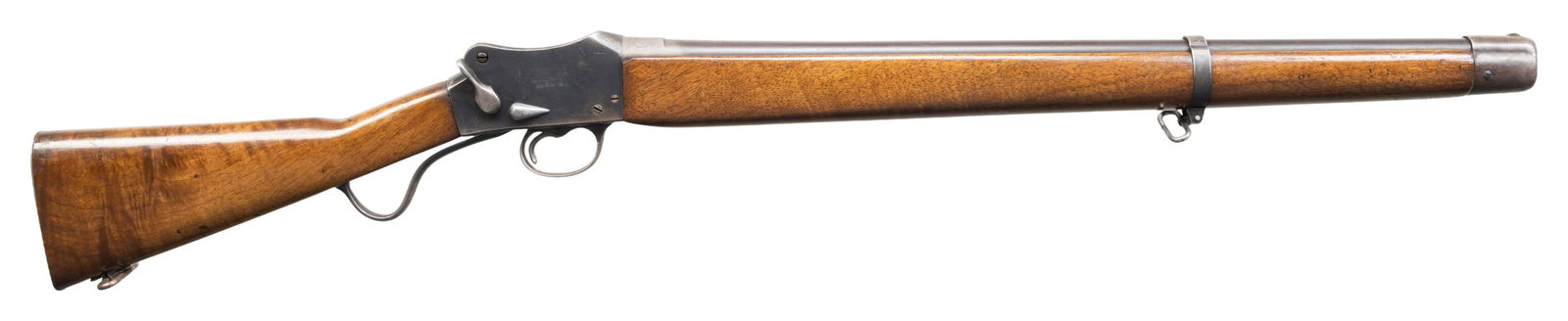 GREENER MKIII POLICE SINGLE SHOT SHOTGUN. (1 of 4)