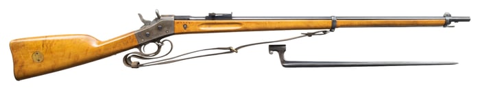 SWEDISH M1867-89 ROLLING BLOCK RIFLE.