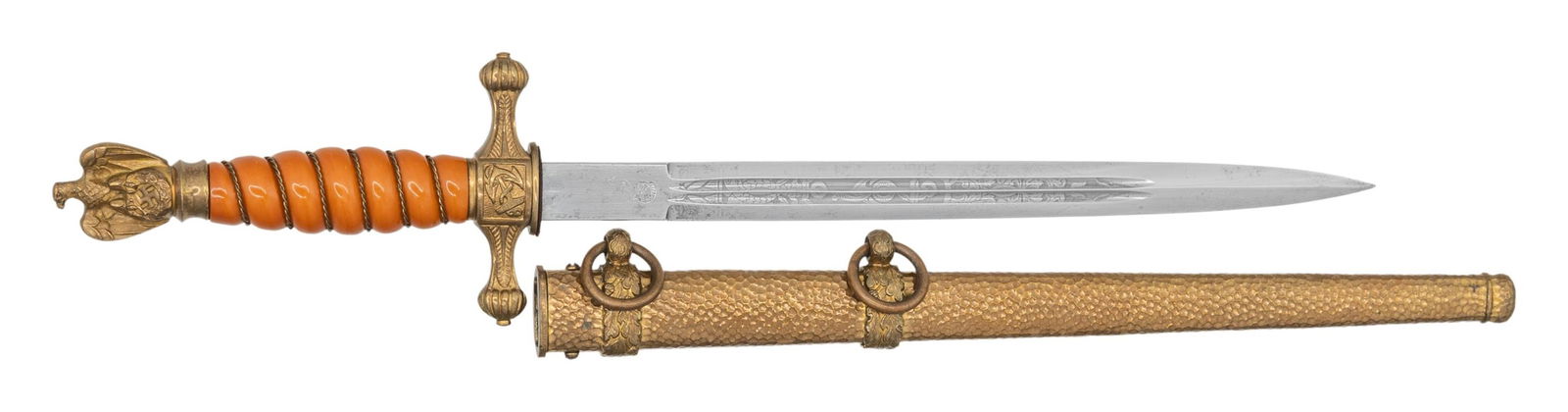 WWII GERMAN KRIEGSMARINE DAGGER BY WKC. (1 of 2)