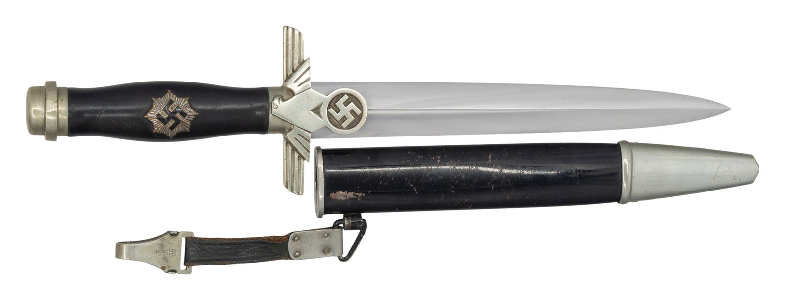 WWII GERMAN 2ND MODEL RLB SUBORDINATE DAGGER BY (1 of 3)