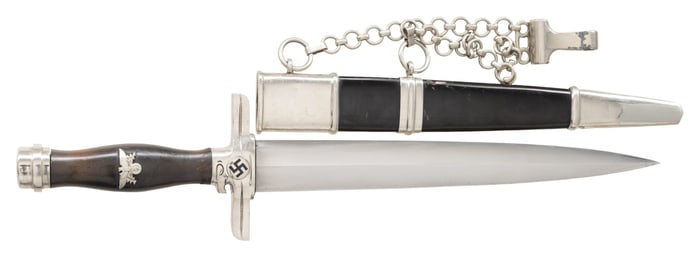 WWII GERMAN POSTSCHUTZ DAGGER BY WEYERSBERG.