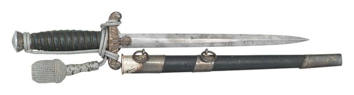 WWII GERMAN LAND CUSTOMS DAGGER BY WKC.