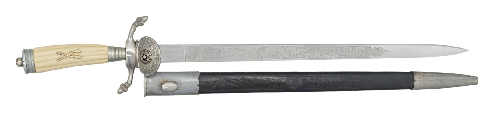 WWII GERMAN SHOOTING ASSOCIATION DAGGER BY CLEMEN (1 of 2)